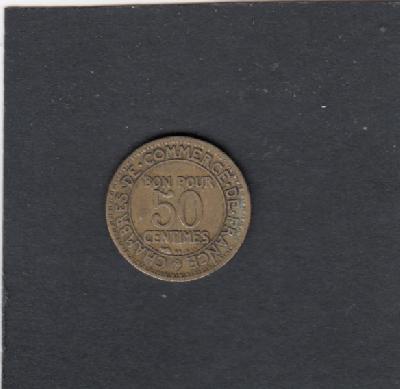 Beschrijving: 50 Centimes MERCURY